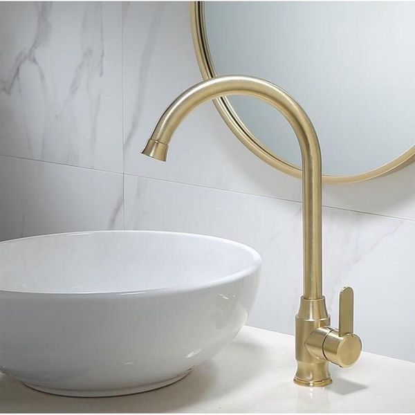 bathroom sink faucets basin faucet brush gold 304 sus single lever and cold rotation tap mixer
bathroom sink faucets basin faucet brush gold 304 sus single lever and cold rotation tap mixer