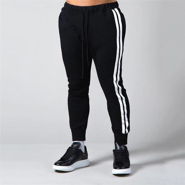 men's pants 2021 sports men gyms joggers fitness running long workout skinny sweatpants jogger cotton trousers, Black
men's pants 2021 sports men gyms joggers fitness running long workout skinny sweatpants jogger cotton trousers, Black