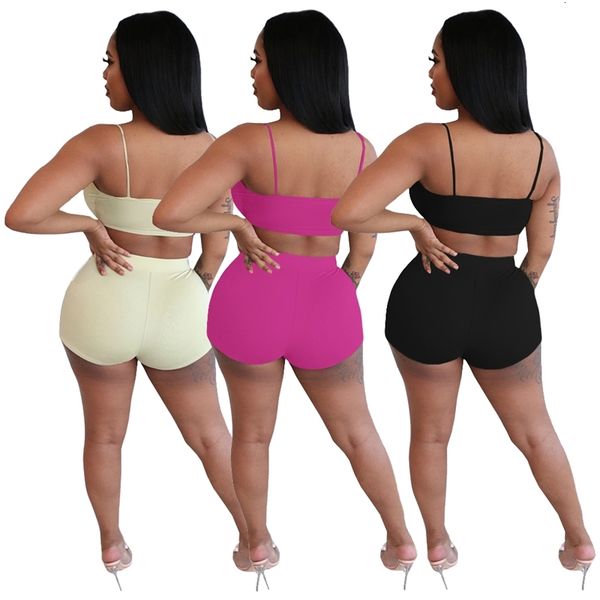 women solid three piece sets summer est spaghetti strap v-neck crop +high waist bodycon mini shorts + cloak, White
women solid three piece sets summer est spaghetti strap v-neck crop +high waist bodycon mini shorts + cloak, White