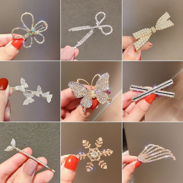 W7nh net red top pearl hairpinkorean girl pearl one line side back of head barrettes headdress hair clips bangs top clip girl, Golden;silver
W7nh net red top pearl hairpinkorean girl pearl one line side back of head barrettes headdress hair clips bangs top clip girl, Golden;silver