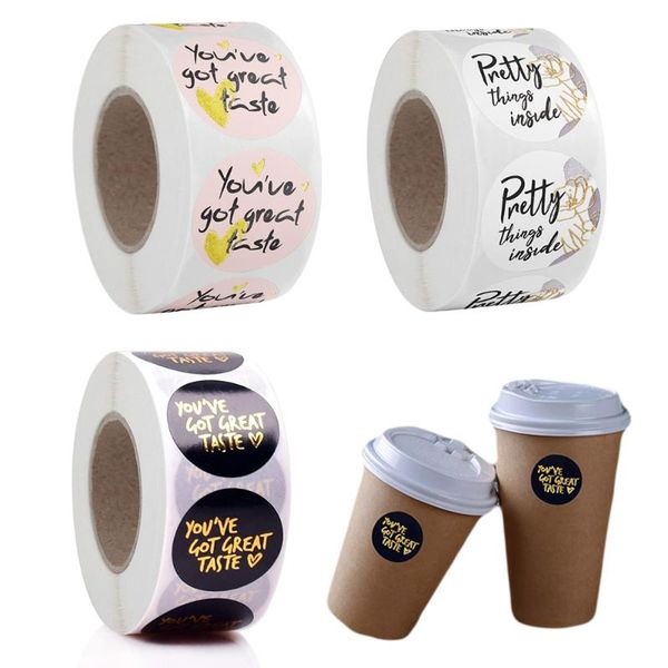 gift wrap "pretty things inside"stickers with gold foil flower labels for business package decoration thank you sealed label stick
gift wrap "pretty things inside"stickers with gold foil flower labels for business package decoration thank you sealed label stick