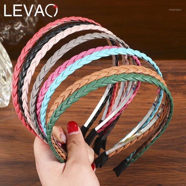levao solid color fine braid headband for women pu leather hair bands bezel head hoop accessories headwear1
levao solid color fine braid headband for women pu leather hair bands bezel head hoop accessories headwear1