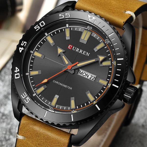 wristwatches curren sport quartz watch waterproof mens watches genuine leather date week clock relogio masculino, Slivery;brown
wristwatches curren sport quartz watch waterproof mens watches genuine leather date week clock relogio masculino, Slivery;brown