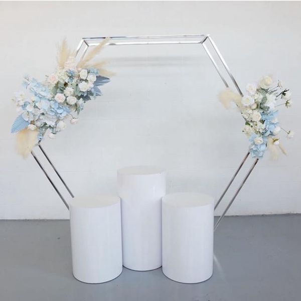 party decoration wedding gold hexagon arch stainless steel backdrop for backdrops yudao1948
party decoration wedding gold hexagon arch stainless steel backdrop for backdrops yudao1948