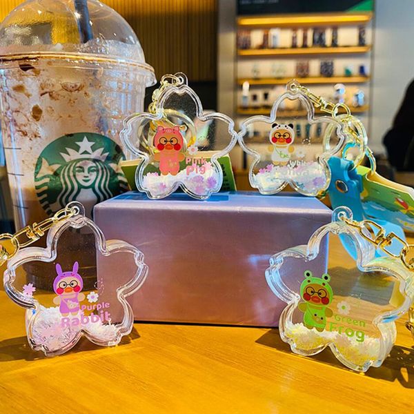 fashion cartoon keychains key chain buckles men women bags purse car keychain sakura bottle liquid quicksand pendant accessories classic sty, Silver
fashion cartoon keychains key chain buckles men women bags purse car keychain sakura bottle liquid quicksand pendant accessories classic sty, Silver