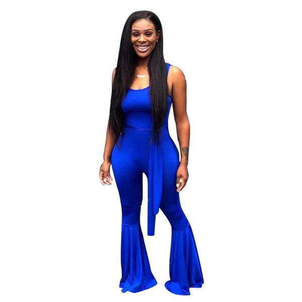 gym clothing ahvit solid color sashes waist ruffles decorate women jumpsuits sleeveless square collar flare pants casual party romper od8296, White;black
gym clothing ahvit solid color sashes waist ruffles decorate women jumpsuits sleeveless square collar flare pants casual party romper od8296, White;black