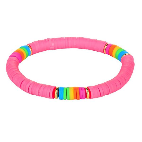 beaded, strands kelitch colorful polymer clay pink 6mm bead bracelet strand chain cuff lucky handmade summer beach friendship bracelets 2021, Black
beaded, strands kelitch colorful polymer clay pink 6mm bead bracelet strand chain cuff lucky handmade summer beach friendship bracelets 2021, Black