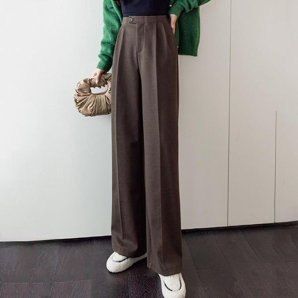 women's pants & capris casual woolen women long autumn winter office high waist wide-legged trousers fashion ladies wool, Black;white
women's pants & capris casual woolen women long autumn winter office high waist wide-legged trousers fashion ladies wool, Black;white