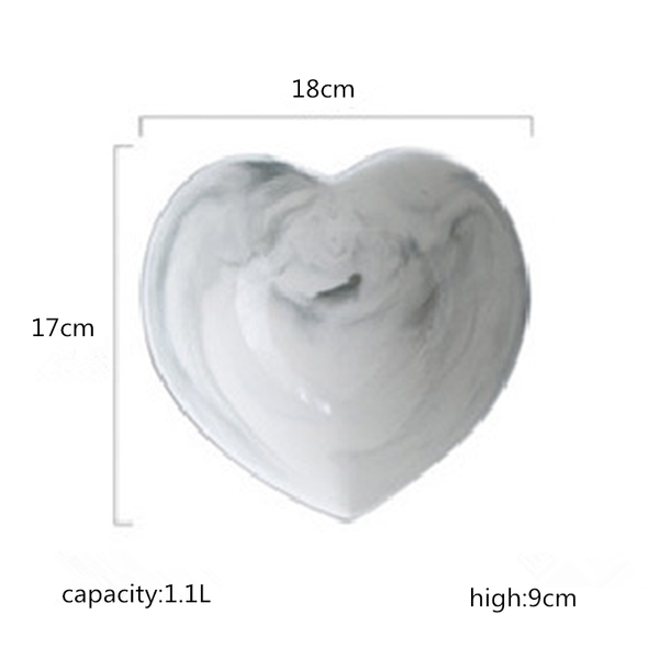 bowls creative marble pattern glaze ceramic bowl 7 inch large capacity heart-shaped fruit salad special porcelain
bowls creative marble pattern glaze ceramic bowl 7 inch large capacity heart-shaped fruit salad special porcelain