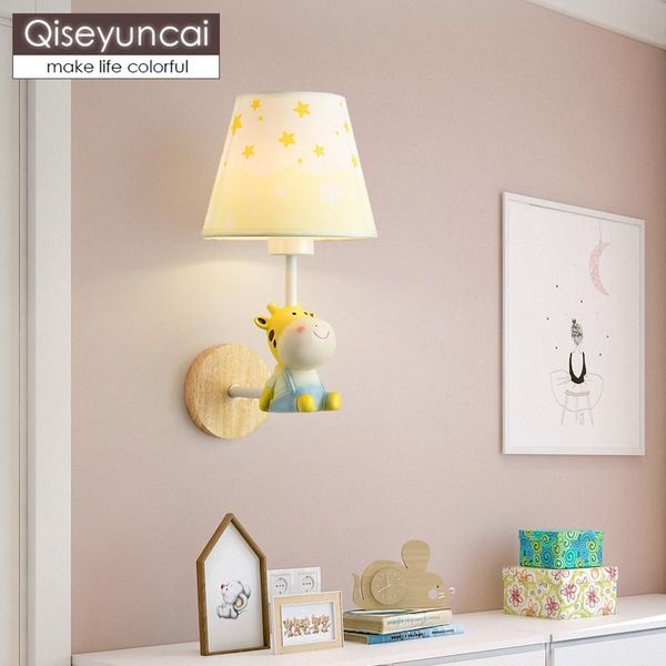 wall lamp qiseyuncai nordic simple children's room cute animal cartoon male girl bedroom bedside wood
wall lamp qiseyuncai nordic simple children's room cute animal cartoon male girl bedroom bedside wood