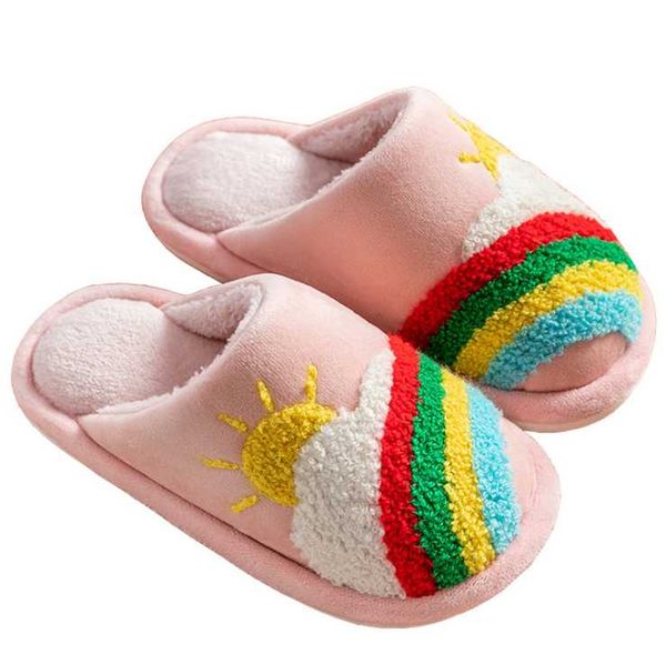 slipper 2021 children' cotton slippers autumn and winter lovely rainbow cartoon plush soft bottom warm girl' pink shoes, Black;grey
slipper 2021 children' cotton slippers autumn and winter lovely rainbow cartoon plush soft bottom warm girl' pink shoes, Black;grey