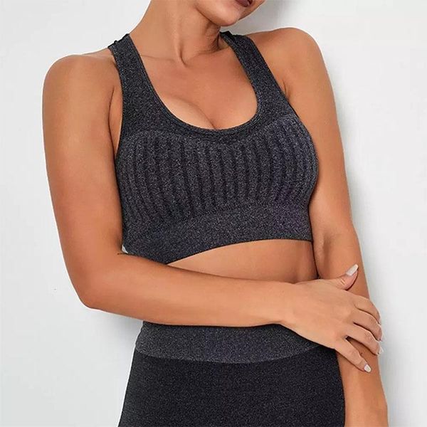 women sports bra striped gathering seamless push up bras fitness workout jogging training underwear female solid yoga outfit
women sports bra striped gathering seamless push up bras fitness workout jogging training underwear female solid yoga outfit