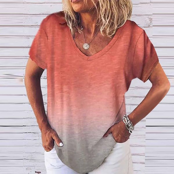 f casual t shirts women skirt v neck fading color short sleeve plus size for clothing shirt tee, Black
f casual t shirts women skirt v neck fading color short sleeve plus size for clothing shirt tee, Black