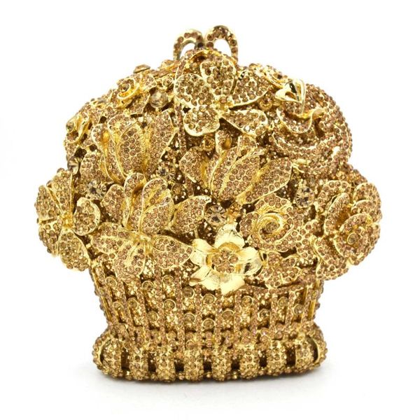 evening bags female hollow out flower women gold crystal clutch purse bag wedding party cocktail diamond handbag
evening bags female hollow out flower women gold crystal clutch purse bag wedding party cocktail diamond handbag