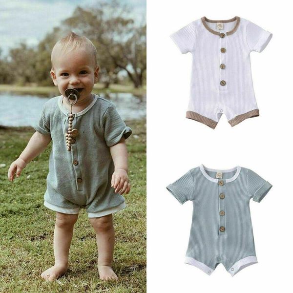 jumpsuits infant baby boy girl short sleeve romper jumpsuit outfit clothes 0-18m, Blue
jumpsuits infant baby boy girl short sleeve romper jumpsuit outfit clothes 0-18m, Blue