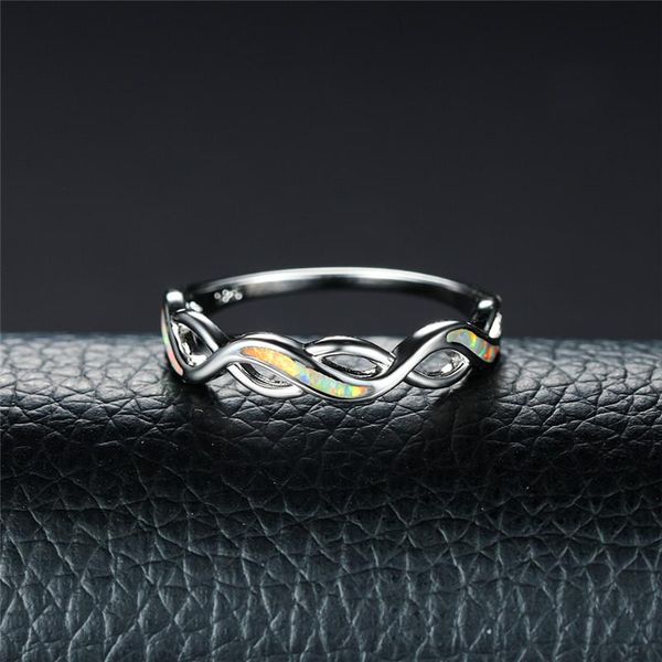 wedding rings cute female blue white opal stone ring silver color infinity earrings charm geometry engagement for women, Slivery;golden
wedding rings cute female blue white opal stone ring silver color infinity earrings charm geometry engagement for women, Slivery;golden