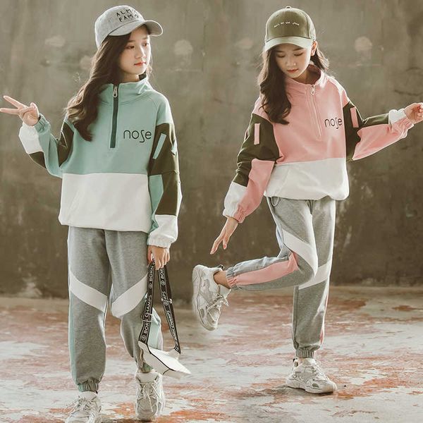2020 fashion girls sports suit zipper children clothing set teenage spring autumn tracksuit kids sportswear 4 6 8 10 12 13 years p0831, White
2020 fashion girls sports suit zipper children clothing set teenage spring autumn tracksuit kids sportswear 4 6 8 10 12 13 years p0831, White
