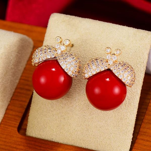 stud women personality insect full cubic zirconia inlaid imitation pearl earrings fashion jewelry boucle d'oreill, Golden;silver
stud women personality insect full cubic zirconia inlaid imitation pearl earrings fashion jewelry boucle d'oreill, Golden;silver
