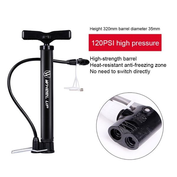 bike pumps wheel up portable mini floor pump automatically reversible presta & schrader 120psi with ball needle
bike pumps wheel up portable mini floor pump automatically reversible presta & schrader 120psi with ball needle