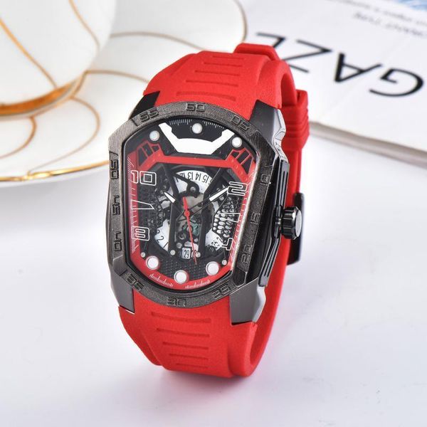 multi-function timing watch men's phantom six-pin hollow watches unique creative calendar silicone strap luxury male wristwatch wristwa, Slivery;brown
multi-function timing watch men's phantom six-pin hollow watches unique creative calendar silicone strap luxury male wristwatch wristwa, Slivery;brown