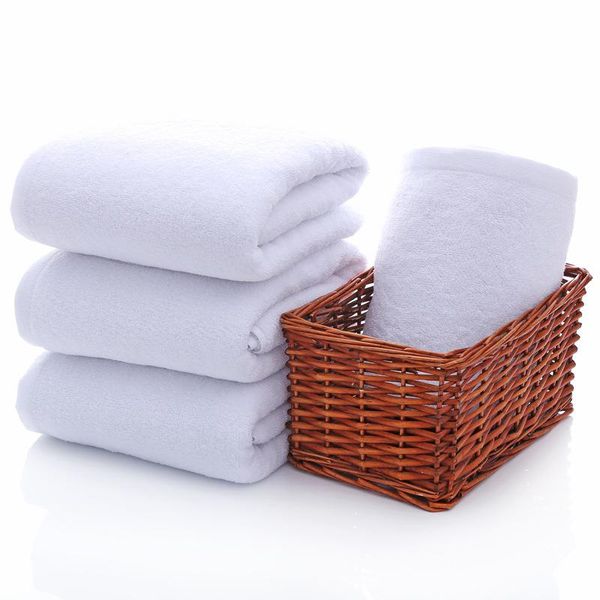 towel wholesale 2pc/lot bath 500g cotton star el white 140x70cm