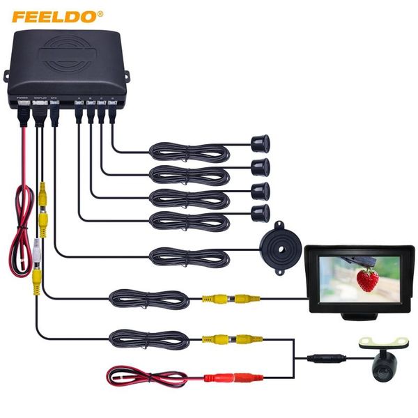 car rear view cameras& parking sensors feeldo 1set 4.3" lcd monitor 4-sensor sensor 16.5mm mini ccd camera reversing rearview system #f
car rear view cameras& parking sensors feeldo 1set 4.3" lcd monitor 4-sensor sensor 16.5mm mini ccd camera reversing rearview system #f