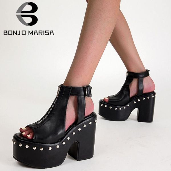 dress shoes bonjomarisa arrivals open toe punk chunky heels ankle strappy women's sandals block zipper black gothic women
dress shoes bonjomarisa arrivals open toe punk chunky heels ankle strappy women's sandals block zipper black gothic women