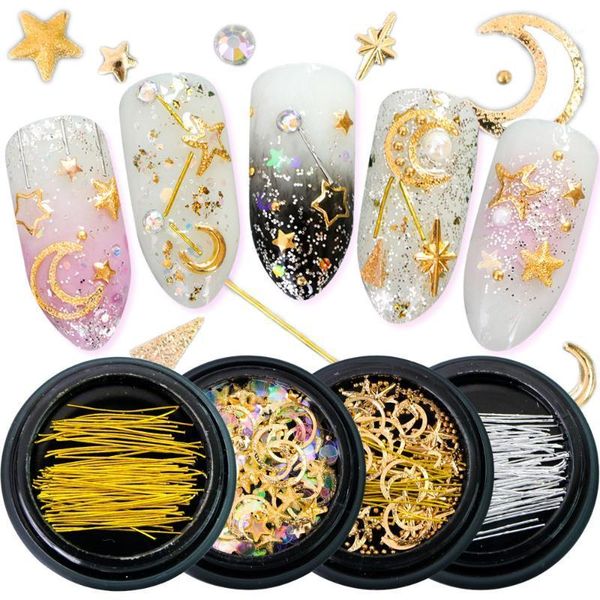 box gold irregular nail art stickers 3d glitter embossed star moon starry designs diy manicure decoration1, Silver;gold
box gold irregular nail art stickers 3d glitter embossed star moon starry designs diy manicure decoration1, Silver;gold