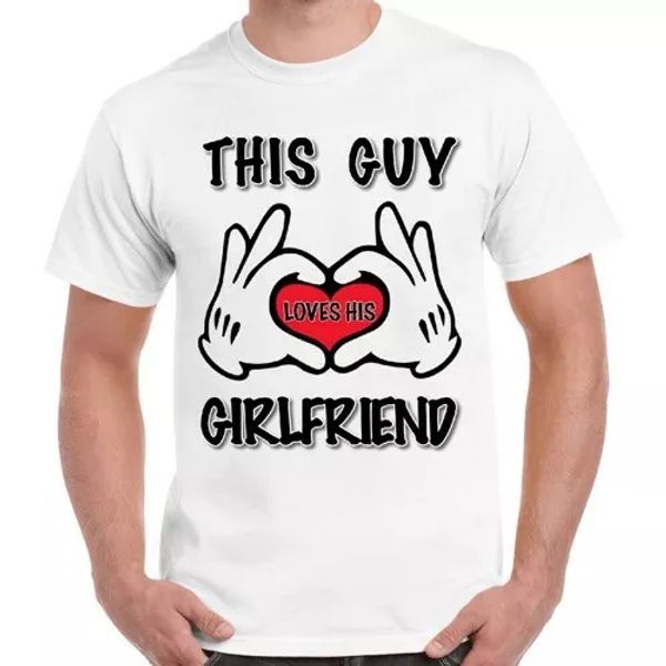 valentines this guy loves his girlfriend anniversary birthday gift t shirt 2414, White;black
valentines this guy loves his girlfriend anniversary birthday gift t shirt 2414, White;black