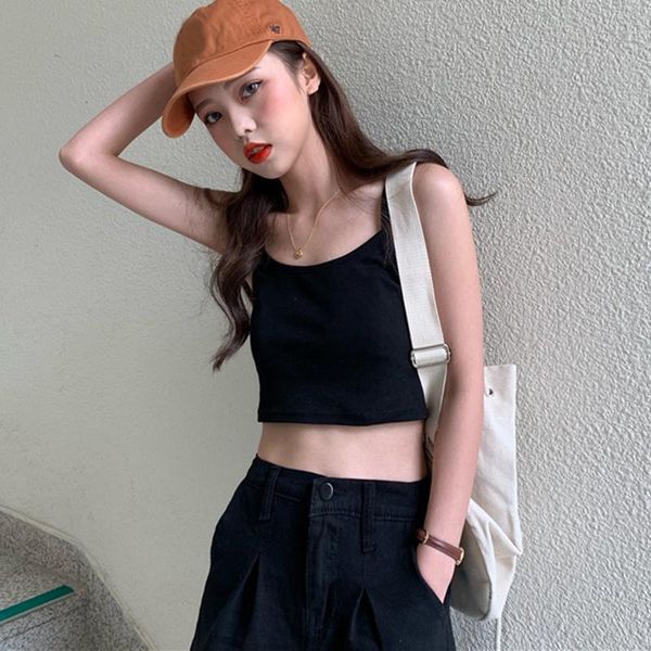 women's tanks & camis women solid color vest simple short slim sweet square collar fashion casual polyester broadcloth, White
women's tanks & camis women solid color vest simple short slim sweet square collar fashion casual polyester broadcloth, White
