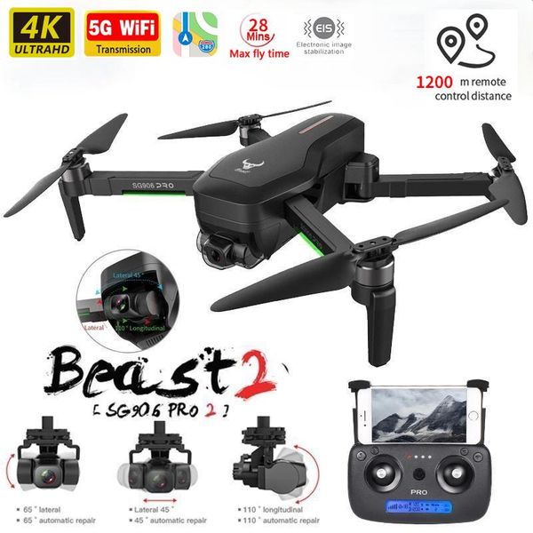 sg906/sg906 pro2 drone 4k profesional hd mechanical 3-axis gimbal camera 5g wifi gps system supports drones rc plane helicopter
sg906/sg906 pro2 drone 4k profesional hd mechanical 3-axis gimbal camera 5g wifi gps system supports drones rc plane helicopter
