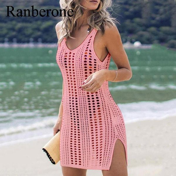women's swimwear ranberone hollow out beach dress women v neck sleeveless crochet swimsuit cover up vestidos female bathing suit bikini, White;black
women's swimwear ranberone hollow out beach dress women v neck sleeveless crochet swimsuit cover up vestidos female bathing suit bikini, White;black