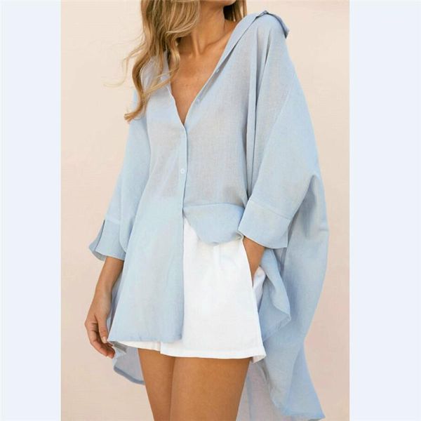 women white shirt long sleeve casual buttons ladies plain ol office work blouse women's blouses & shirts
women white shirt long sleeve casual buttons ladies plain ol office work blouse women's blouses & shirts