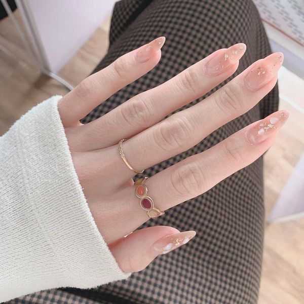 false nails 24pcs fake with designs gentle nude color gradient natural paillette decor temperament elegant press on t, Red;gold
false nails 24pcs fake with designs gentle nude color gradient natural paillette decor temperament elegant press on t, Red;gold