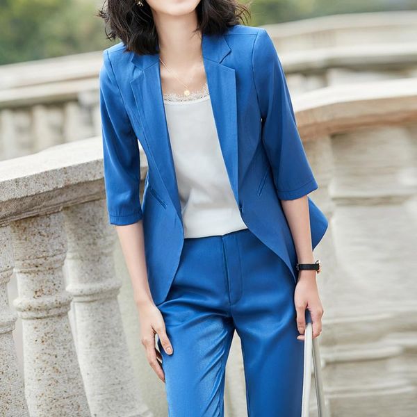 trousers women clothing set notched long casual jacket blazer female pants 2 piece sets womens outfits office lady women's two, White
trousers women clothing set notched long casual jacket blazer female pants 2 piece sets womens outfits office lady women's two, White