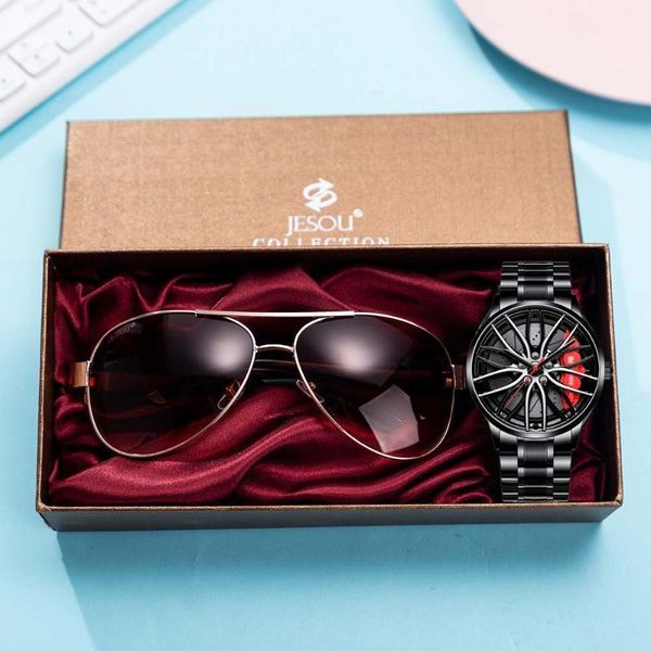 black steel men watches glasses set wheel watch car rim tire quartz men's for clock holiday gifts relogio masculino wristwatches, Slivery;brown
black steel men watches glasses set wheel watch car rim tire quartz men's for clock holiday gifts relogio masculino wristwatches, Slivery;brown