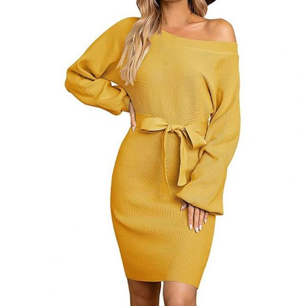 casual dresses lady dress knitted solid color round neck belt sheath elegant for women daily wear autumn winter 2021 vestidos, Black;gray
casual dresses lady dress knitted solid color round neck belt sheath elegant for women daily wear autumn winter 2021 vestidos, Black;gray
