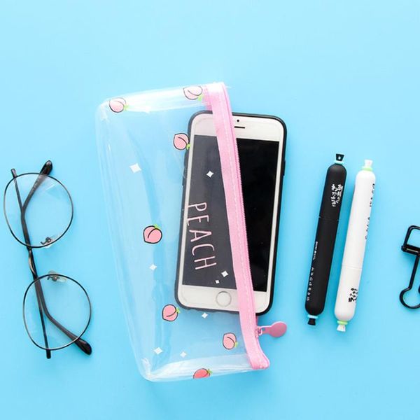 pencil bags 1pcs/lotlovely simple fruit transparent creative bag large zipper case stationery material office school supplies
pencil bags 1pcs/lotlovely simple fruit transparent creative bag large zipper case stationery material office school supplies