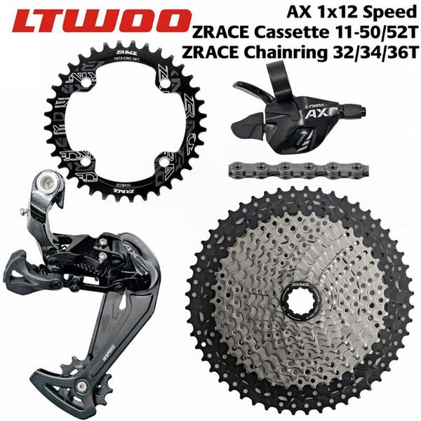 bike derailleurs ltwoo ax12 12 speed shifter + rear 50t 52t zrace cassette / chainring sumc s12 chain groupset, eagle
bike derailleurs ltwoo ax12 12 speed shifter + rear 50t 52t zrace cassette / chainring sumc s12 chain groupset, eagle