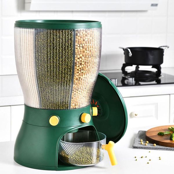 multifunctional rotating storage box with lid, insect-proof, moisture-proof grain box, separated rice bucket, 20kg bottles & jars
multifunctional rotating storage box with lid, insect-proof, moisture-proof grain box, separated rice bucket, 20kg bottles & jars