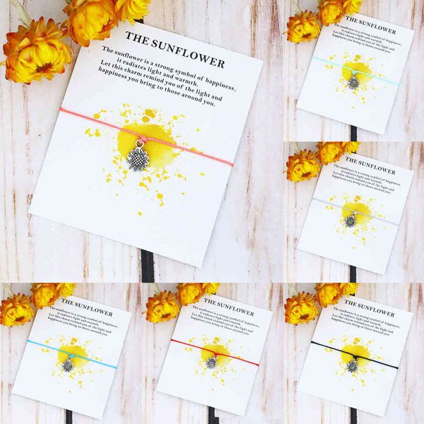 fashion sunflower bracelet sunflower charm wax cord bracelet sunflower jewelry for women men friendship jewelry gift, Golden;silver
fashion sunflower bracelet sunflower charm wax cord bracelet sunflower jewelry for women men friendship jewelry gift, Golden;silver