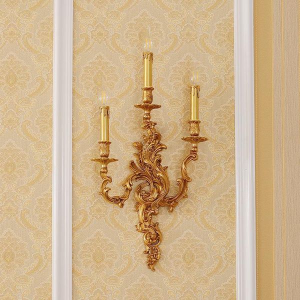 wall lamp european living room retro copper nordic dining candle light luxury bedroom bedside aisle led fixtures
wall lamp european living room retro copper nordic dining candle light luxury bedroom bedside aisle led fixtures