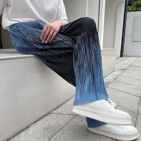men's pleated fabric tie-dye loose casual straight pants menswear streetwear vintage comfortable trousers sweatpants man women, Black
men's pleated fabric tie-dye loose casual straight pants menswear streetwear vintage comfortable trousers sweatpants man women, Black