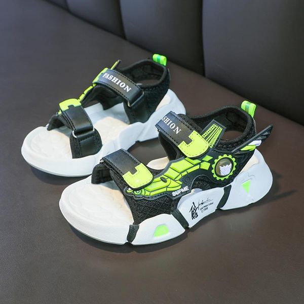 sandals 2021 boys summer elementary school children's shoes sports soft bottom comfortable non-slip kids, Black;red
sandals 2021 boys summer elementary school children's shoes sports soft bottom comfortable non-slip kids, Black;red