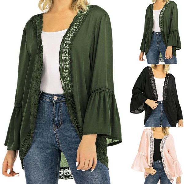 women's vests fashion womens casual solid colors lace long sleeve chiffon cardigan loose kimono thin sunscreen outerwear jacket coat #, Black;white
women's vests fashion womens casual solid colors lace long sleeve chiffon cardigan loose kimono thin sunscreen outerwear jacket coat #, Black;white