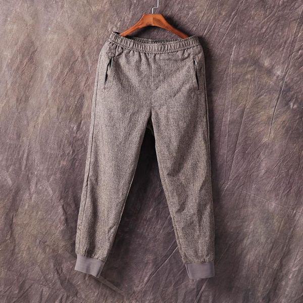 linen pants men casual summer thin loose harem breathable solid color comfortable trousers chinese style men's, Black
linen pants men casual summer thin loose harem breathable solid color comfortable trousers chinese style men's, Black