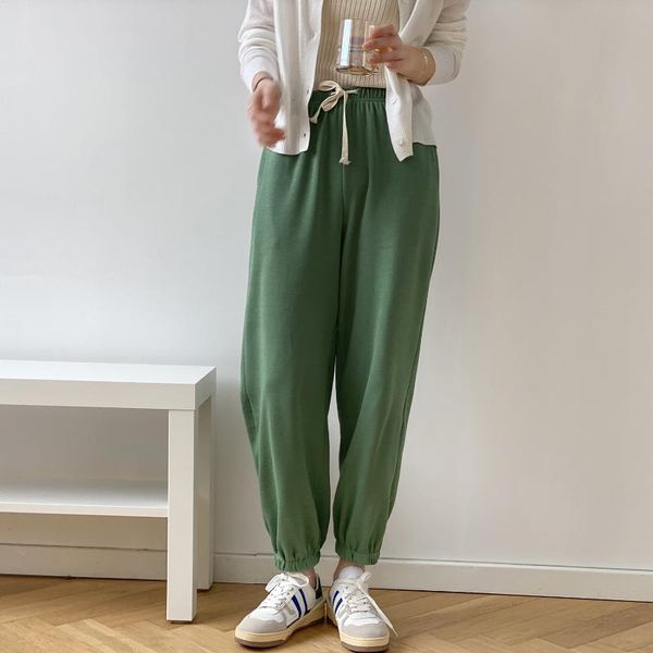 yeeloca green high waist lace up casual pants for women 2021 summer straight trousers korean loose slim wide leg women's & capris, Black;white
yeeloca green high waist lace up casual pants for women 2021 summer straight trousers korean loose slim wide leg women's & capris, Black;white