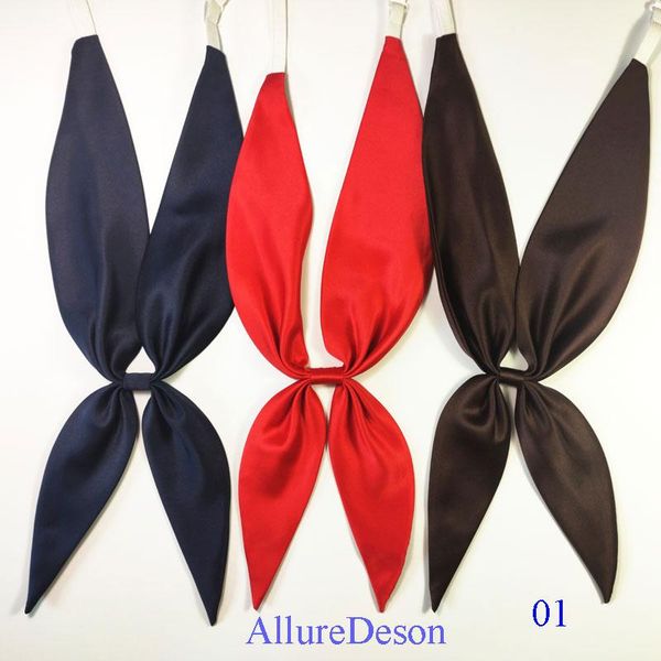 neck ties lady girl tie uniform wear bowtie women cravat female collar ascot for students, Blue;purple
neck ties lady girl tie uniform wear bowtie women cravat female collar ascot for students, Blue;purple