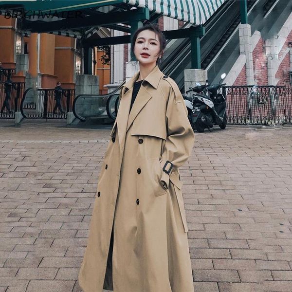 women's trench coats est khaki long for women 2021 autumn casual suit loose coat female spring korean windbreaker, Tan;black
women's trench coats est khaki long for women 2021 autumn casual suit loose coat female spring korean windbreaker, Tan;black