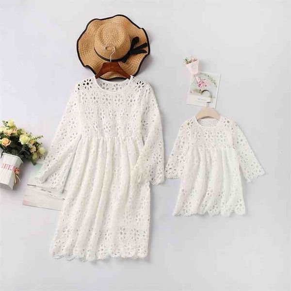 autumn family matching clothes mommy and daughter white lace dress o neck 3/4 sleeve outfits vestidos 210724, Blue
autumn family matching clothes mommy and daughter white lace dress o neck 3/4 sleeve outfits vestidos 210724, Blue
